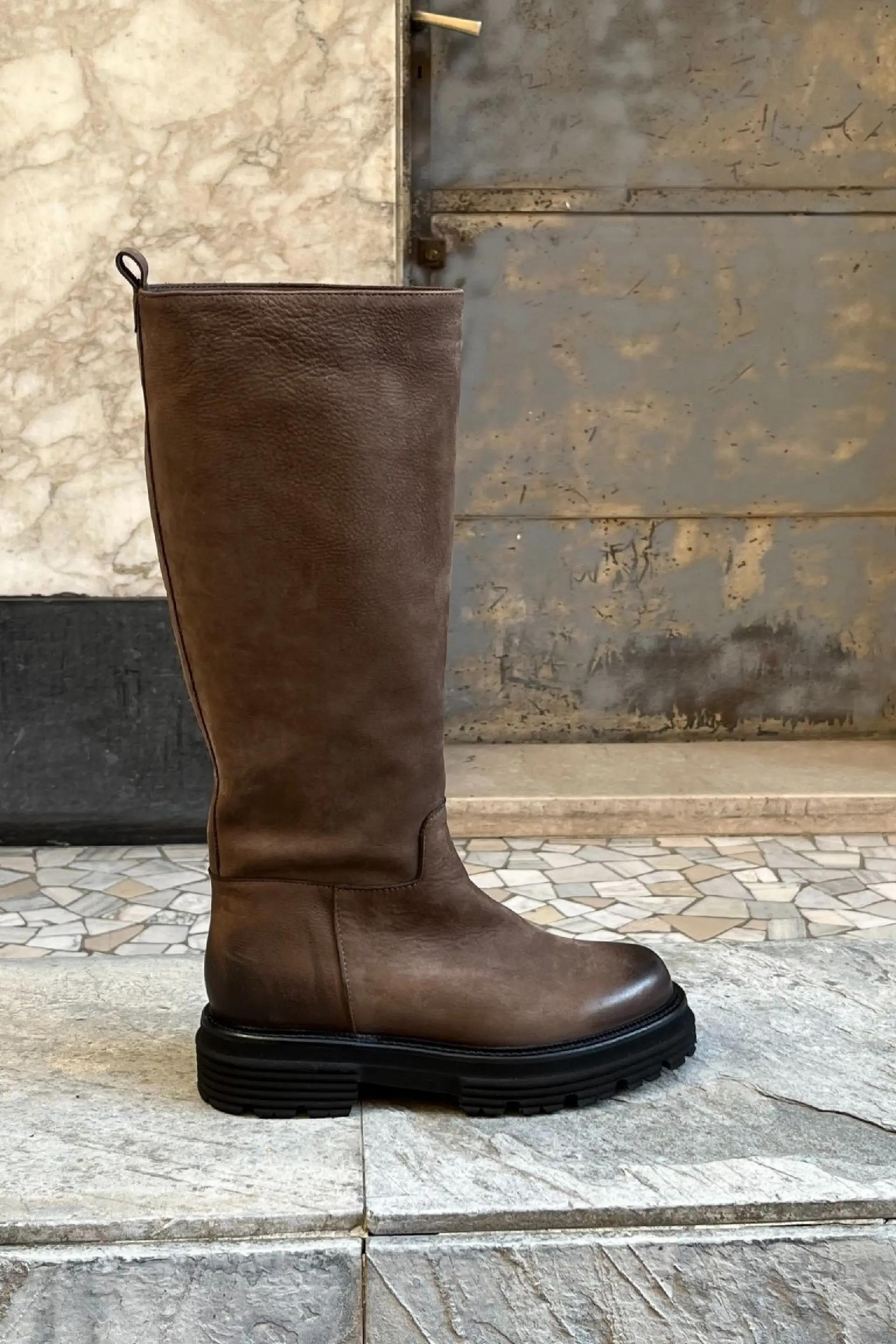 Stivale nabuk testa di moro Mat:20